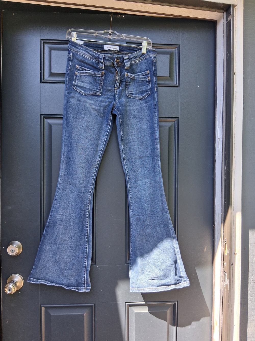 Almost Famous Medium Blue Flare Jeans